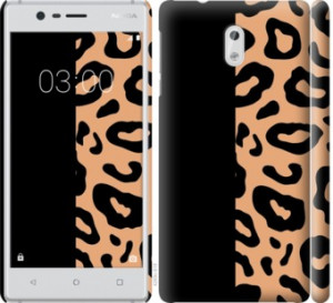 Чехол Пятна леопарда для Nokia 3