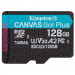 Фото Карта пам'яті Kingston MicroSDXC 128GB U3 Canvas Go! Plus R170MB/s 90W + adapter (SDCG3/128GB) (Black) на vchehle.ua