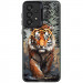 TPU+PC чехол TakiTaki Magic glow для Samsung Galaxy A73 5G (Tiger / Black)