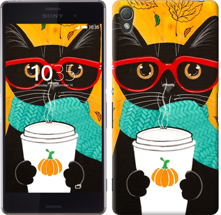 

Чехол Осенний кот для Sony Xperia Z3 Dual 639711