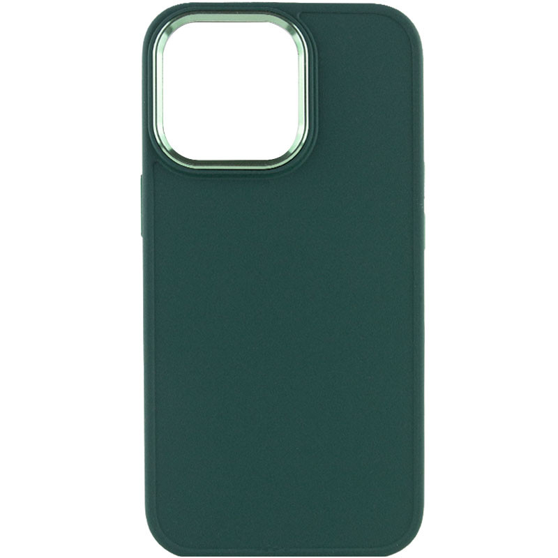 Фото TPU чехол Bonbon Metal Style для Apple iPhone 14 Pro (6.1") (Зеленый / Pine green) на vchehle.ua