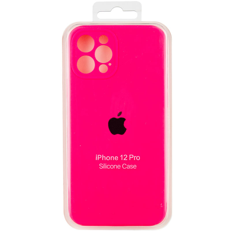 Замовити Чохол Silicone Case Full Camera Protective (AA) на Apple iPhone 12 Pro (6.1") (Рожевий / Barbie pink) на vchehle.ua