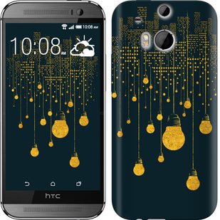 

Чехол Иллюстрация ночного города для HTC One M8 592224