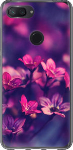 Чехол Пурпурные цветы для Xiaomi Mi 8 Lite
