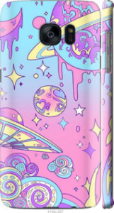 Чехол Розовая галактика для Samsung Galaxy S7 Edge G935F