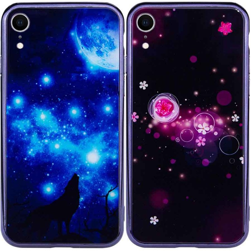 TPU+Glass чехол Fantasy с глянцевыми торцами для Apple iPhone XR (6.1")