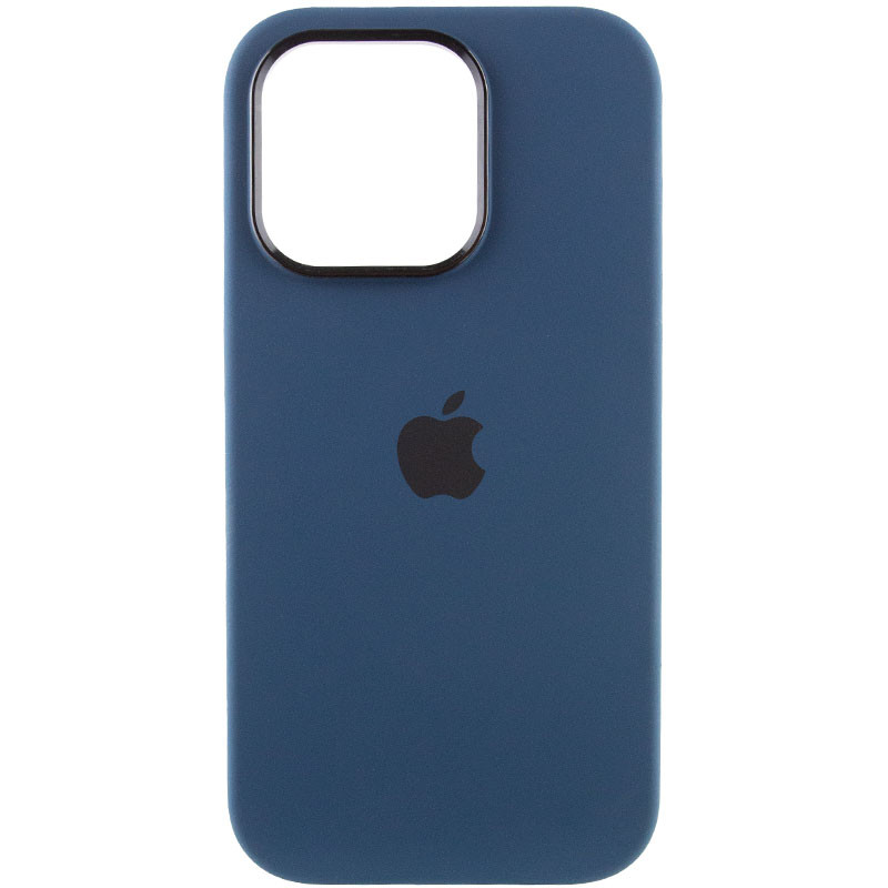 Фото Чохол Silicone Case Metal Buttons (AA) на Apple iPhone 13 Pro (6.1") (Синій / Navy blue) на vchehle.ua