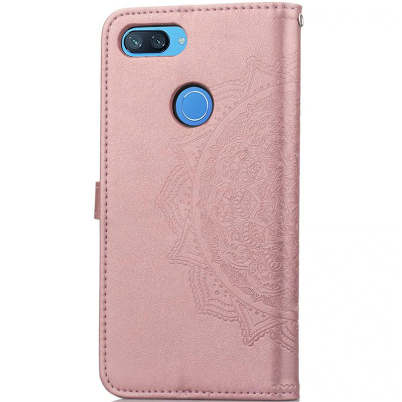 Фото Кожаный чехол (книжка) Art Case с визитницей для Xiaomi Mi 8 Lite / Mi 8 Youth (Mi 8X) (Розовый) на vchehle.ua