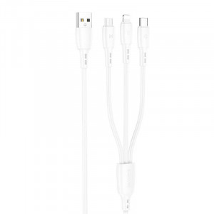 Дата кабель Borofone BX71 USB to 3in1 (1m)