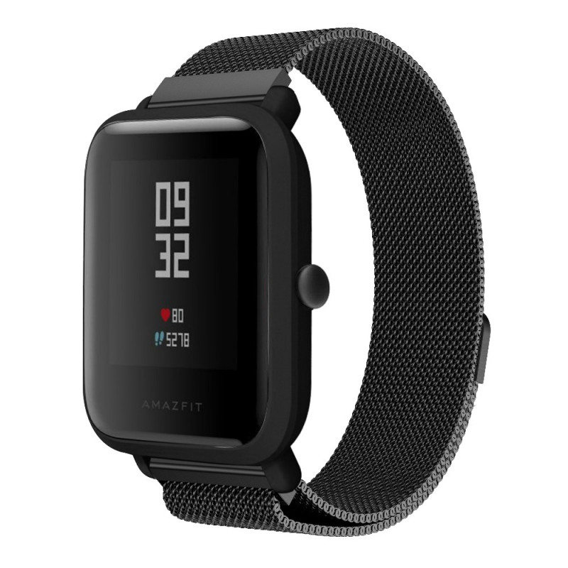 

Ремінець Milanese Loop для Xiaomi Amazfit / Samsung 20 mm (Чорний) 836901