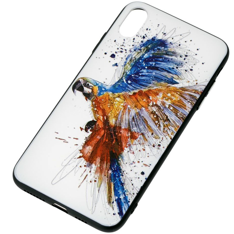Фото TPU чехол Aquarelle для Apple iPhone XS Max (6.5") (Попугай) на vchehle.ua