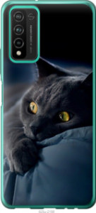 Чехол Дымчатый кот для Huawei Honor 10X Lite