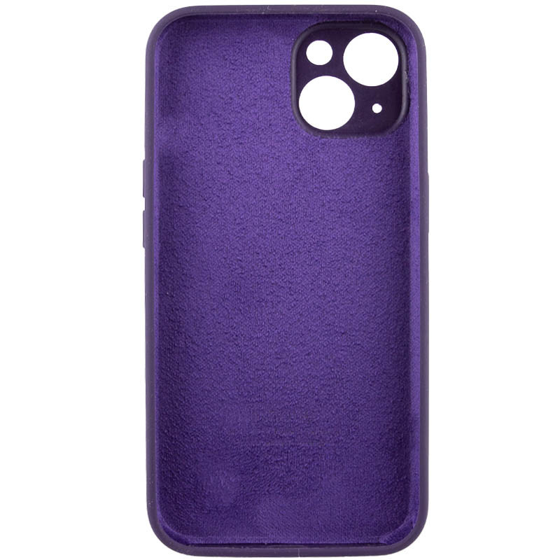 Чохол Silicone Case Full Camera Protective (AA) на Apple iPhone 13 (6.1") (Фіолетовий / Elderberry) в магазині vchehle.ua