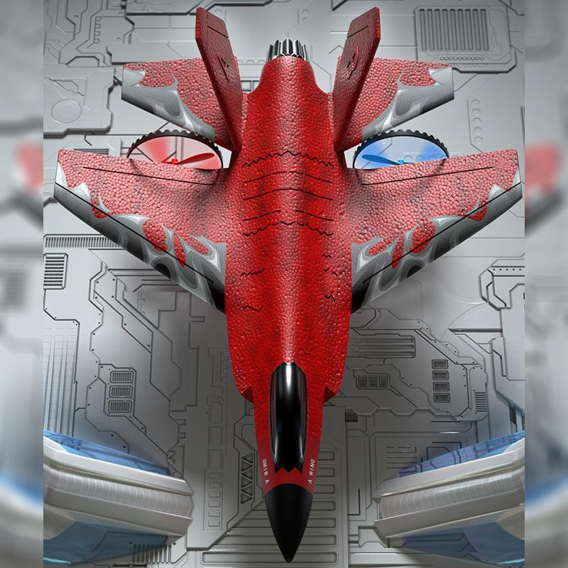 Самолет на радиоуправлении SCHE HW39 F35 Fighter (Red) в магазине vchehle.ua