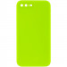 Silicone Case Square Full Camera Protective (AA) NOLOGO для Apple iPhone 7 plus / 8 plus (5.5") (Салатовый / Neon green)