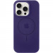 Чохол Silicone Case Full Protective (AA) with Magnetic Safe на Apple iPhone 12 Pro Max (6.7") (Фіолетовий / Elderberry)