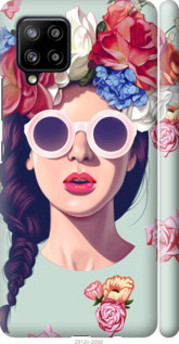 

Чехол Девушка с цветами для Samsung Galaxy A42 A426B 1169477