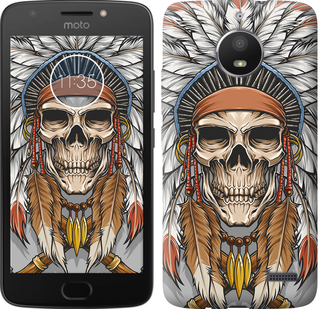 

Чехол Череп индейца для Motorola Moto E4 690620