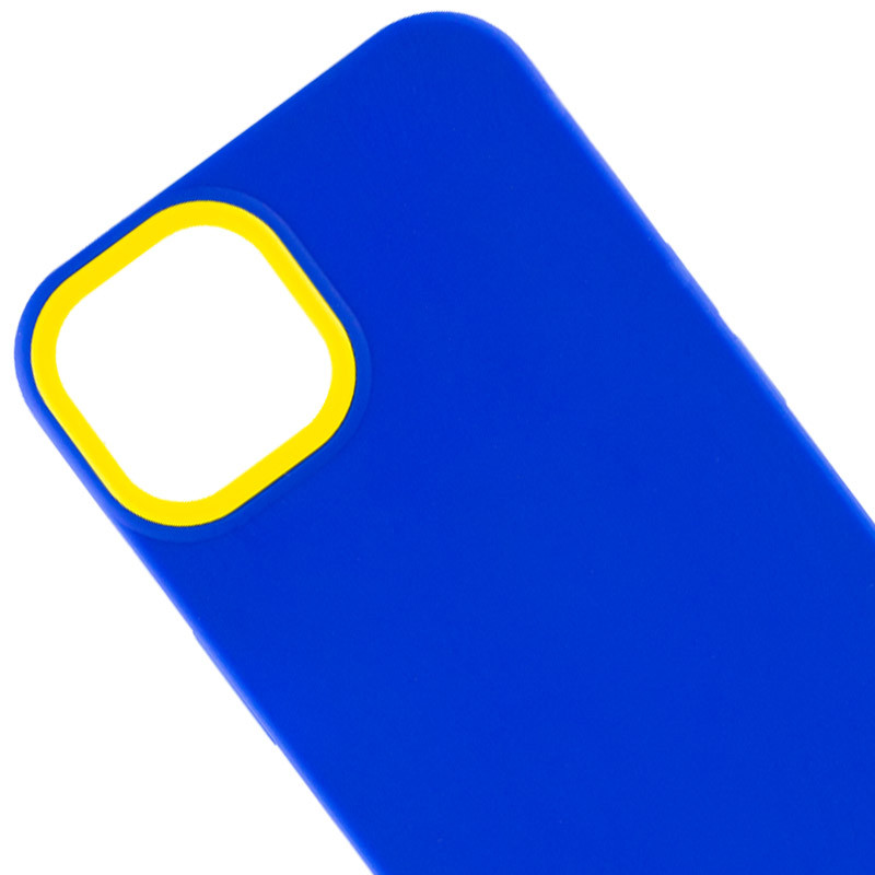 Фото Чехол TPU+PC Bichromatic для Apple iPhone 12 Pro / 12 (6.1") (Navy Blue / Yellow) на vchehle.ua