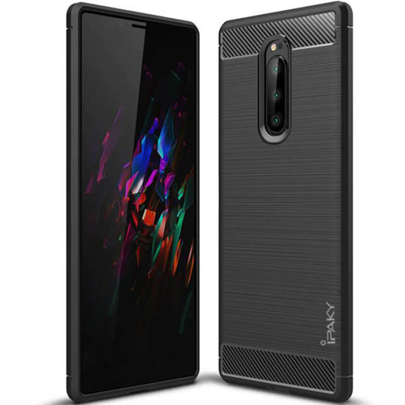 

TPU чехол iPaky Slim Series для Sony Xperia 1 (Черный) 685862