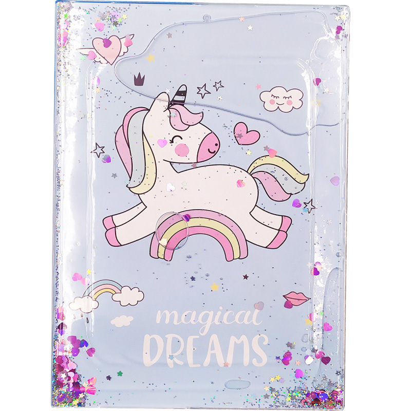 Блокнот для планирования with Sparkles and Water Unicorn Enjoy Mini (Голубой)