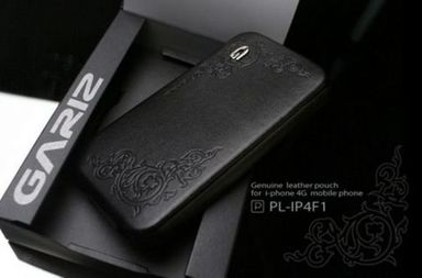 Кожаный чехол SGP Gariz edition (3 цвета) для Iphone 4/4S
