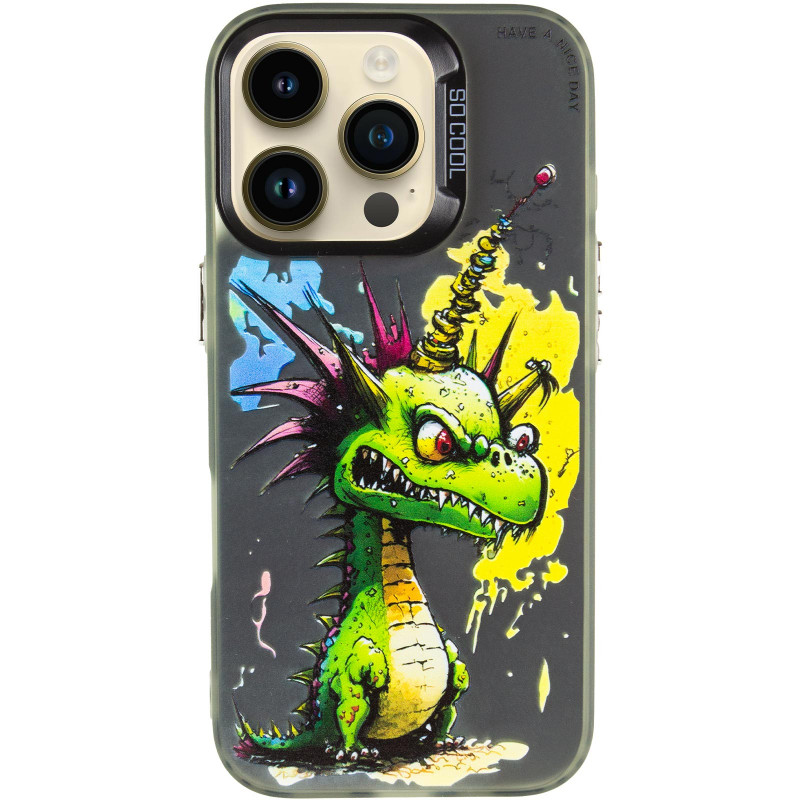 Фото Чехол TPU+PC So Cool для Apple iPhone 16 Pro (6.3") (Dragon) на vchehle.ua