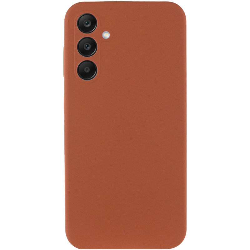 Фото Чохол Silicone Cover Lakshmi Full Camera (AA) на Samsung Galaxy A35 (Коричневий / Brown) на vchehle.ua