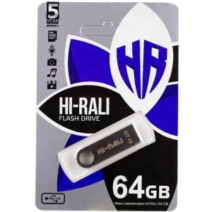 Флеш накопитель USB Hi-Rali Shuttle 64 GB Черная серия