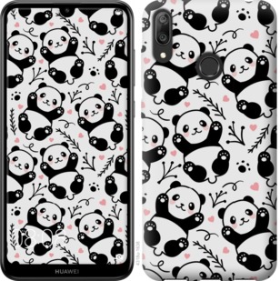 Чохол Панди на Huawei Y7 2019