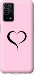Чехол Сердце 1 для Oppo A55