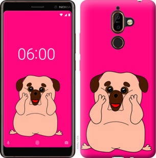 

Чохол Веселий мопс на Nokia 7 Plus 928719