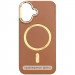 Шкіряний чохол SnapCase with Magnetic Safe на Apple iPhone 15 Pro (6.1") (Brown)