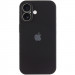 Купити Чохол Silicone Case Full Camera Protective (AA) на Apple iPhone 16 (6.1") (Чорний / Black) на vchehle.ua