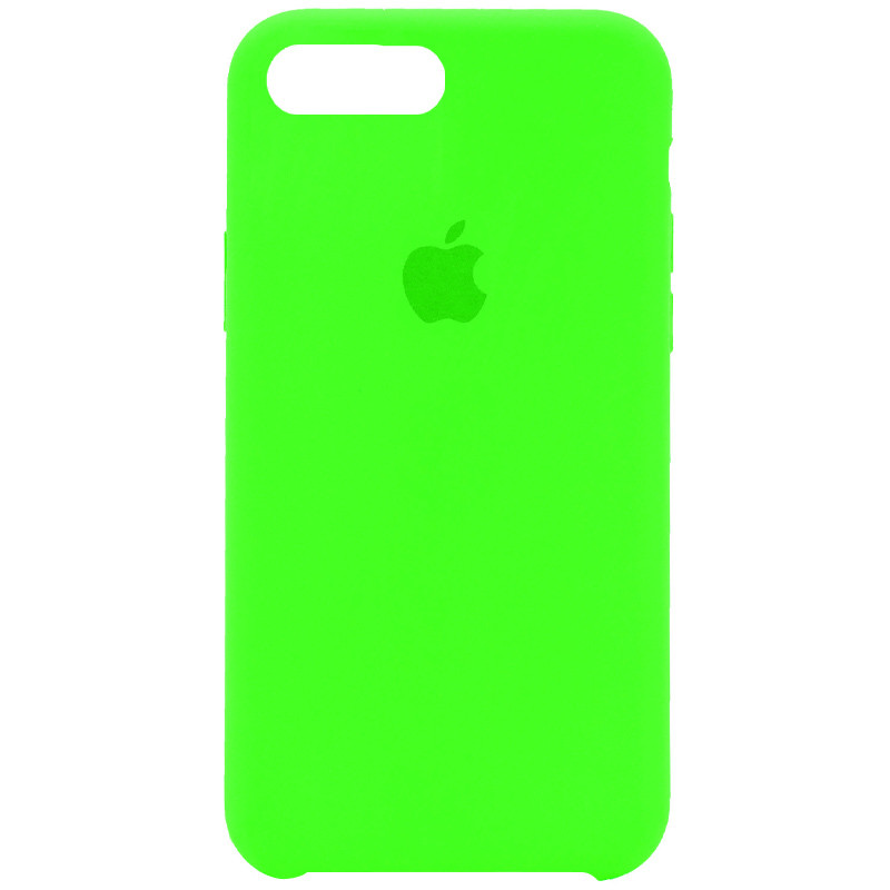 Чохол Silicone Case (AA) на Apple iPhone 7 plus / 8 plus (5.5") (Зелений / Neon green)