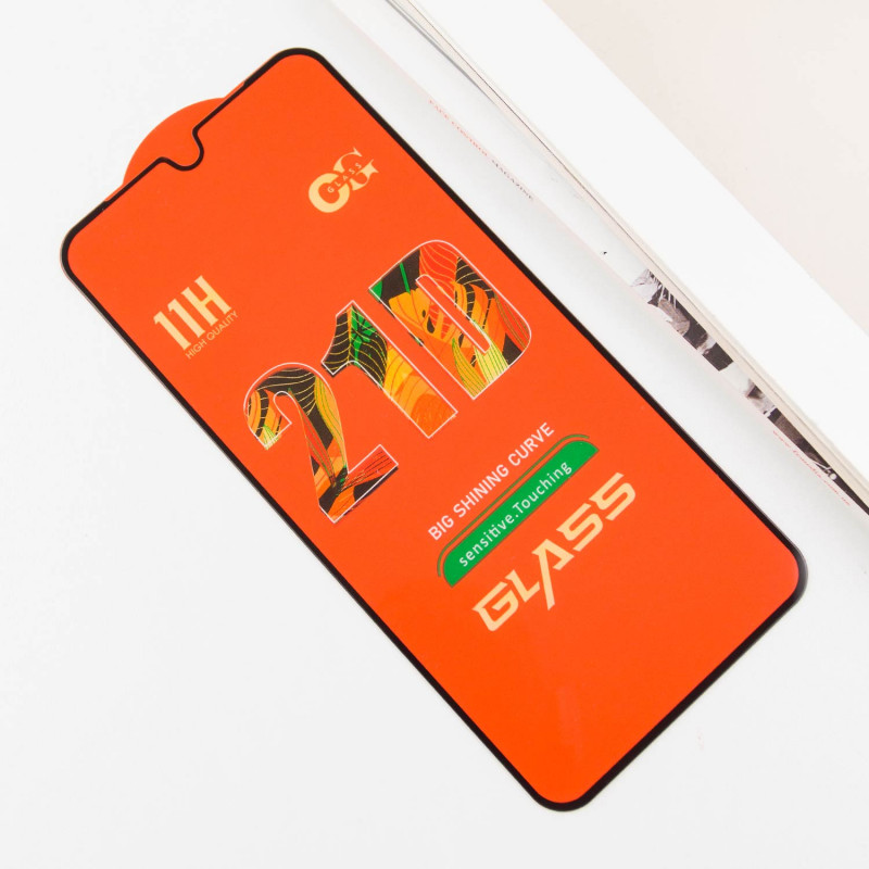Захисне скло 2.5D CP + (full glue) на Samsung Galaxy A26 5G (Чорний) в магазині vchehle.ua