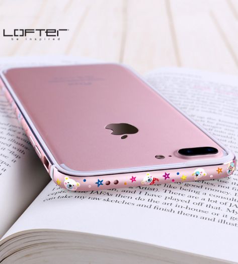 

Металлический бампер Lofter Cutie Series для iPhone 7 plus (5.5") (Мишка) 55512