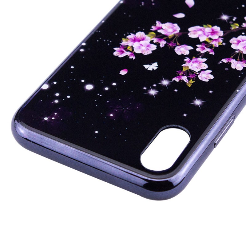 Фото TPU+Glass чехол Fantasy с глянцевыми торцами для Apple iPhone XS Max (6.5") (Цветение) в магазине vchehle.ua