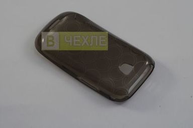 TPU чехол для Samsung i5800 (Черный (круг))