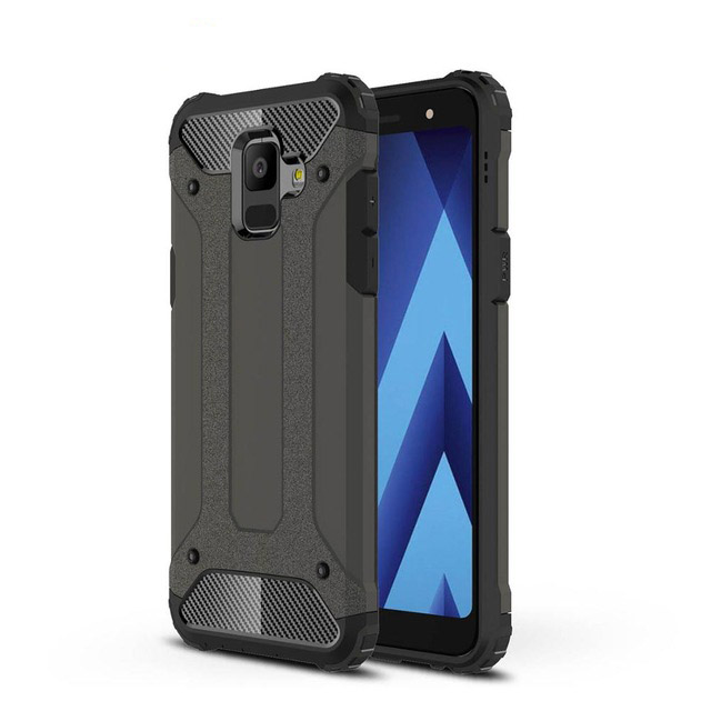 Бронированный противоударный TPU+PC чехол Immortal для Samsung Galaxy A6 (2018)
