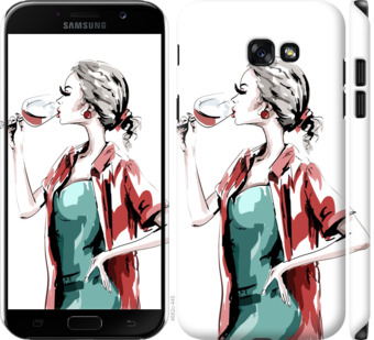 

Чехол Девушка с бокалом для Samsung Galaxy A7 (2017) 841334