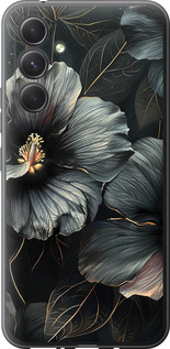 Чохол Чорні квіти на Samsung Galaxy A54 A546E