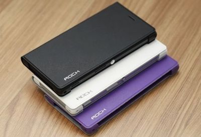#Кожаный чехол (книжка) Rock Belief для Sony Xperia M2