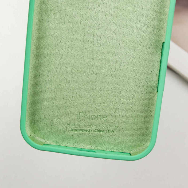 Замовити Чохол Silicone Case Full Protective (AA) на Apple iPhone 14 Pro Max (6.7") (Зелений / Spearmint) на vchehle.ua