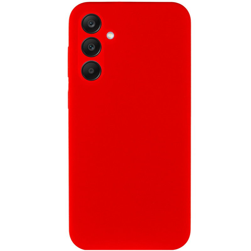 Фото Чохол Silicone Cover Lakshmi Full Camera (AA) на Samsung Galaxy A35 (Червоний / Red) на vchehle.ua