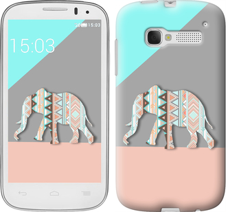 

Чохол Візерунчастий слон на Alcatel One Touch Pop C5 5036D 224901