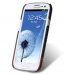 #Кожаная накладка Melkco Mix and Match для Samsung i9300 Galaxy S3 (Black Snake / Vintage red) в магазине vchehle.ua