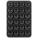 Тримач-присоска для телефону Double Side Silicone 80*55мм (Black)