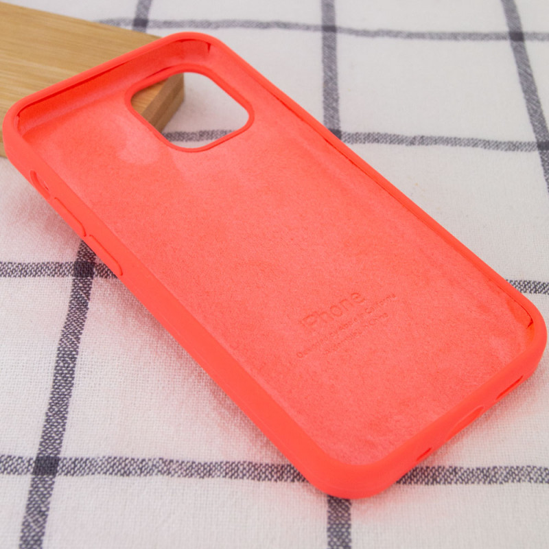 Фото Чохол Silicone Case Full Protective (AA) на Apple iPhone 15 Pro Max (6.7") (Кавуновий / Watermelon red) в маназині vchehle.ua