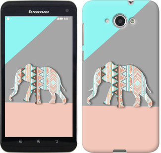 

Чохол Візерунчастий слон на Lenovo S930 224658